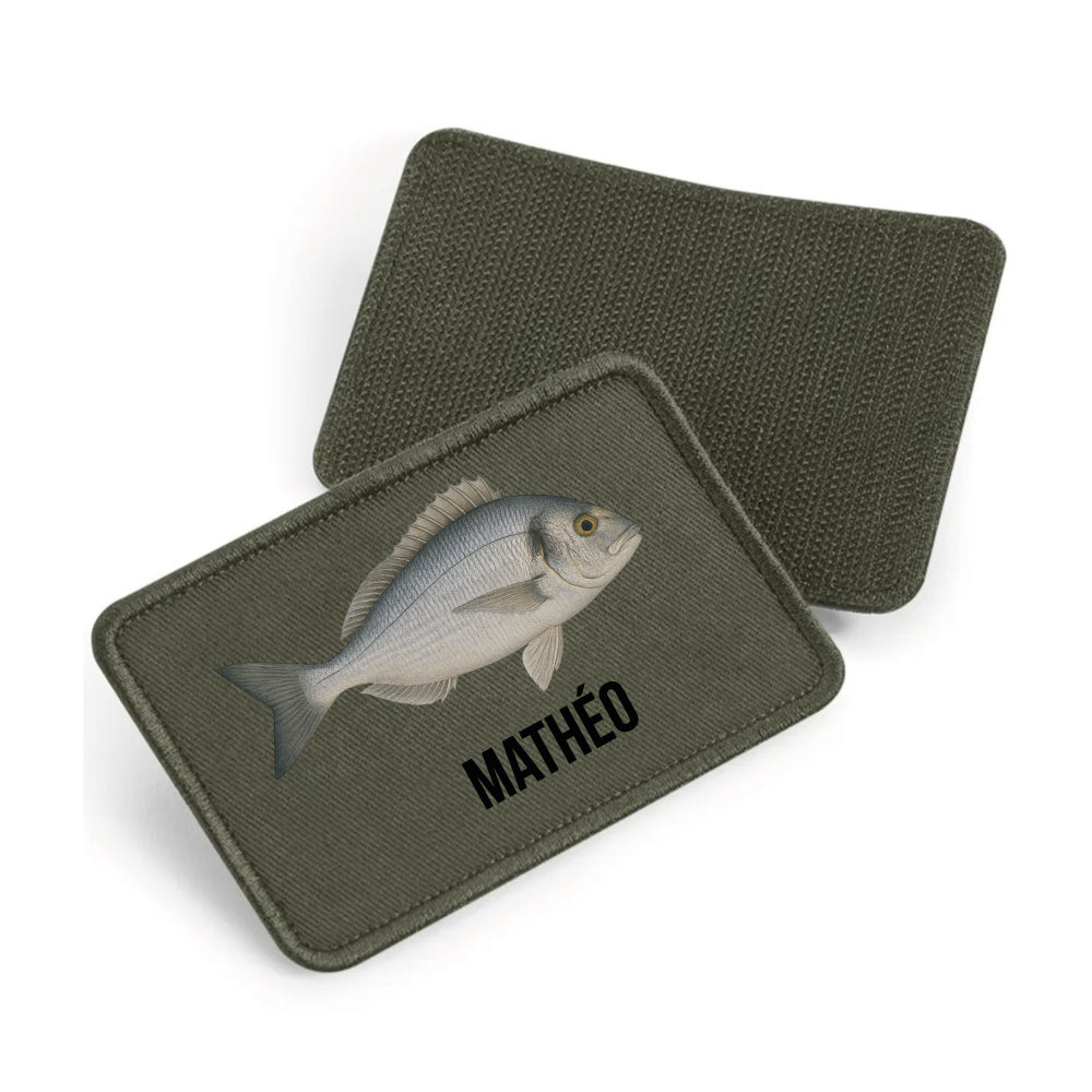 Patch Kaki Pêcheur Personnalisable