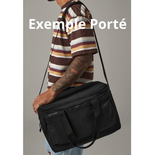 Grand sac isotherme Pêcheur Kaki Personnalisable