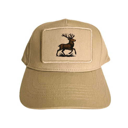 Casquette Adulte Chasseur Sable avec patch amovible Personnalisable