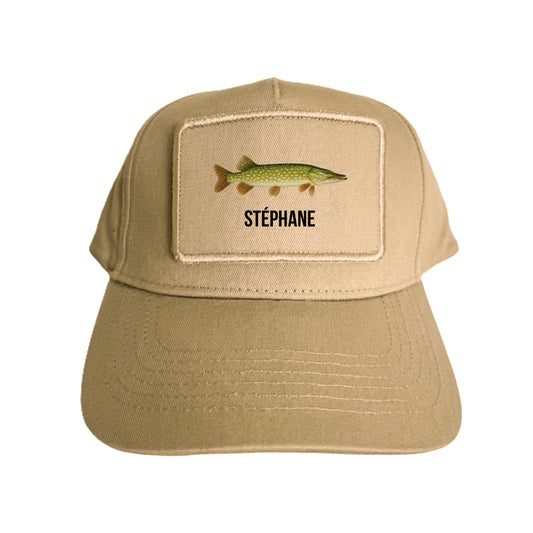 Casquette Adulte Pêcheur Sable avec patch amovible Personnalisable