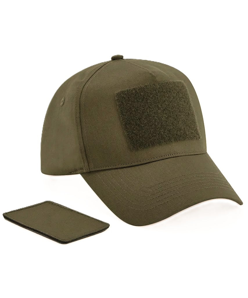 Casquette Adulte Chasseur Kaki avec patch amovible Personnalisable