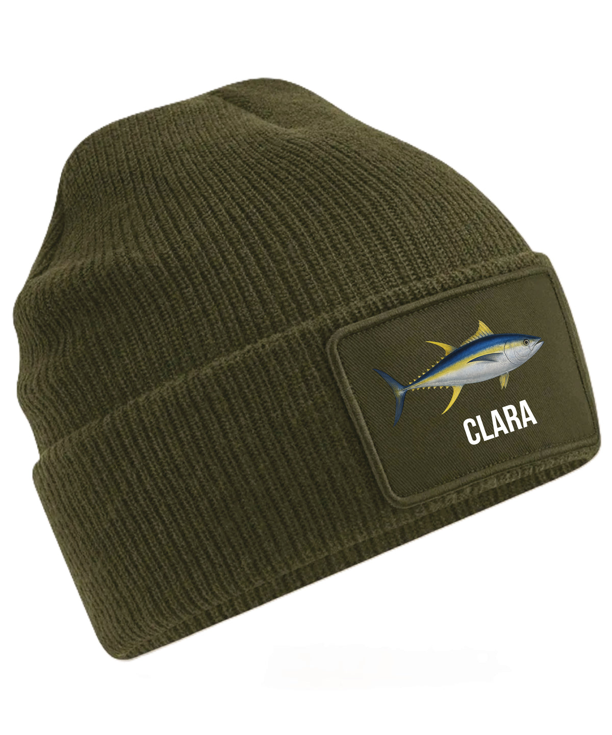Bonnet Adulte Pêcheur Kaki Personnalisable