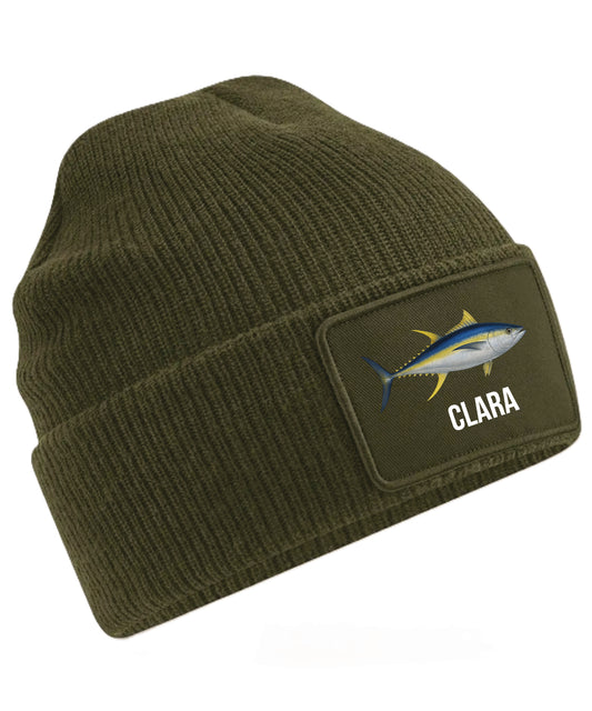Bonnet Adulte Pêcheur Kaki Personnalisable