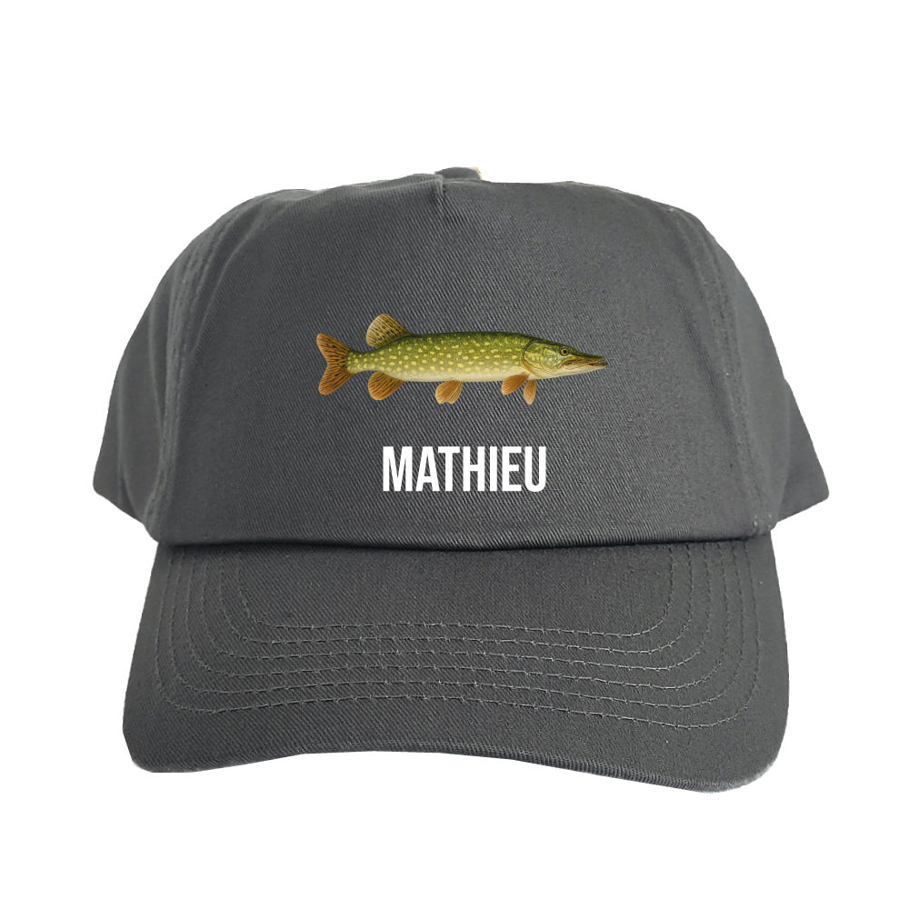 Casquette enfant Pêcheur Graphite Personnalisable