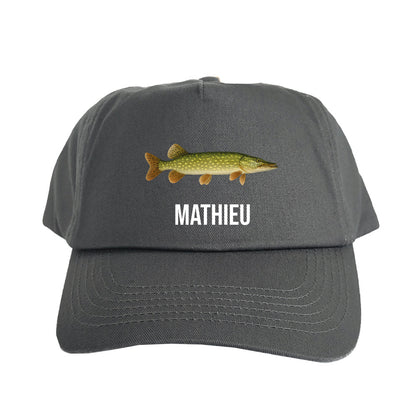 Casquette enfant Pêcheur Graphite Personnalisable