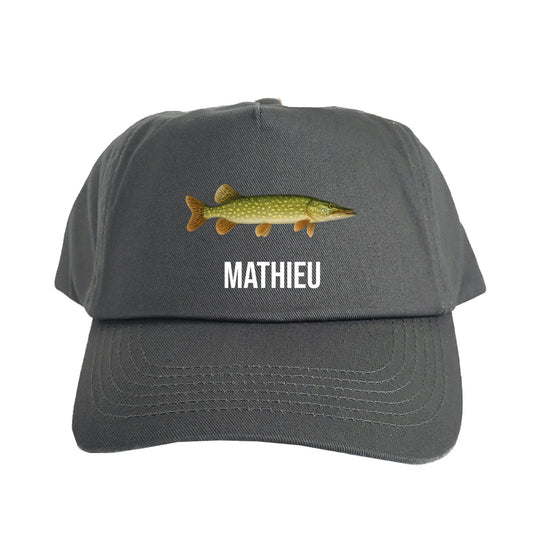 Casquette enfant Pêcheur Graphite Personnalisable