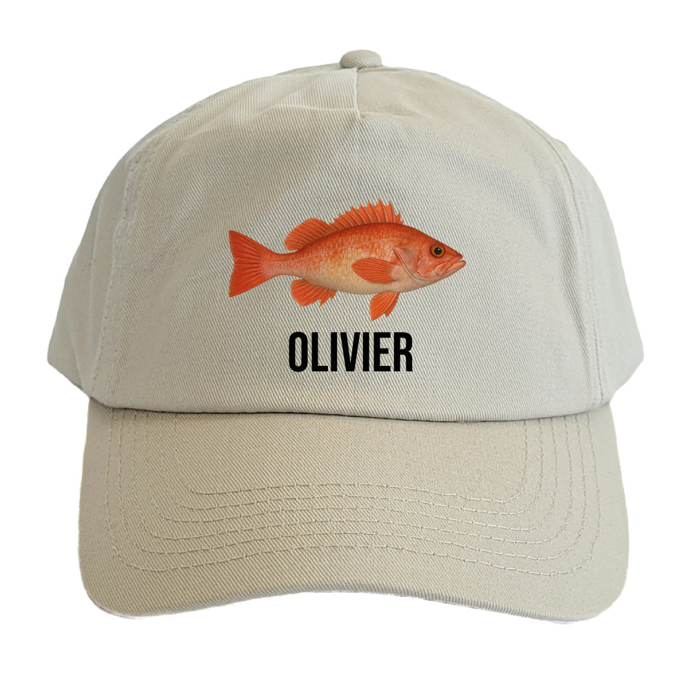 Casquette Adulte Pêcheur Sable Personnalisable
