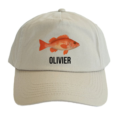 Casquette Adulte Pêcheur Sable Personnalisable