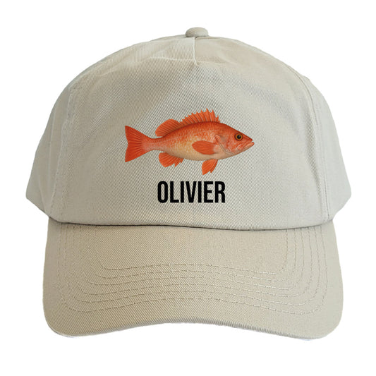 Casquette Adulte Pêcheur Sable Personnalisable