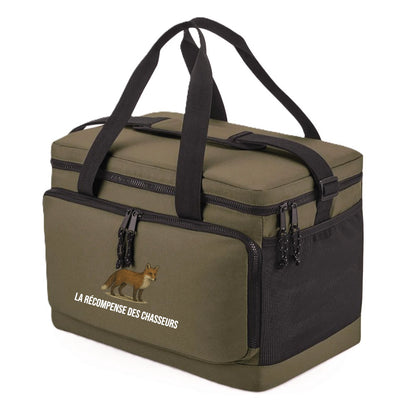 Grand sac isotherme Chasseur Kaki Personnalisable