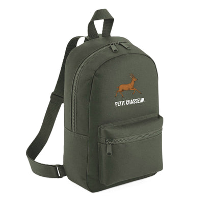 Petit sac à dos enfant Chasseur Kaki Personnalisable