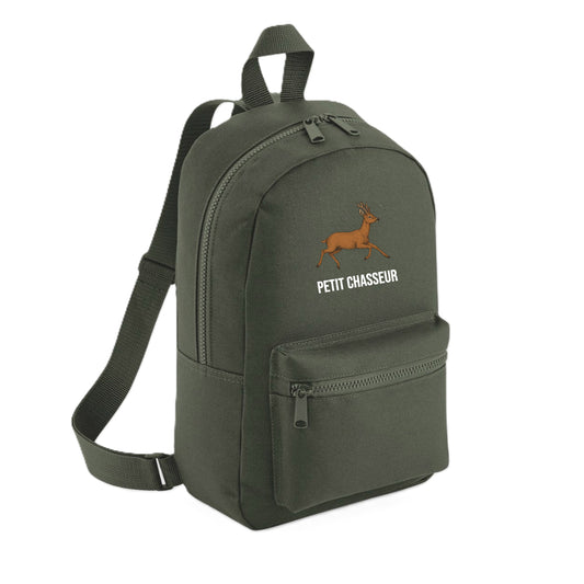Petit sac à dos enfant Chasseur Kaki Personnalisable
