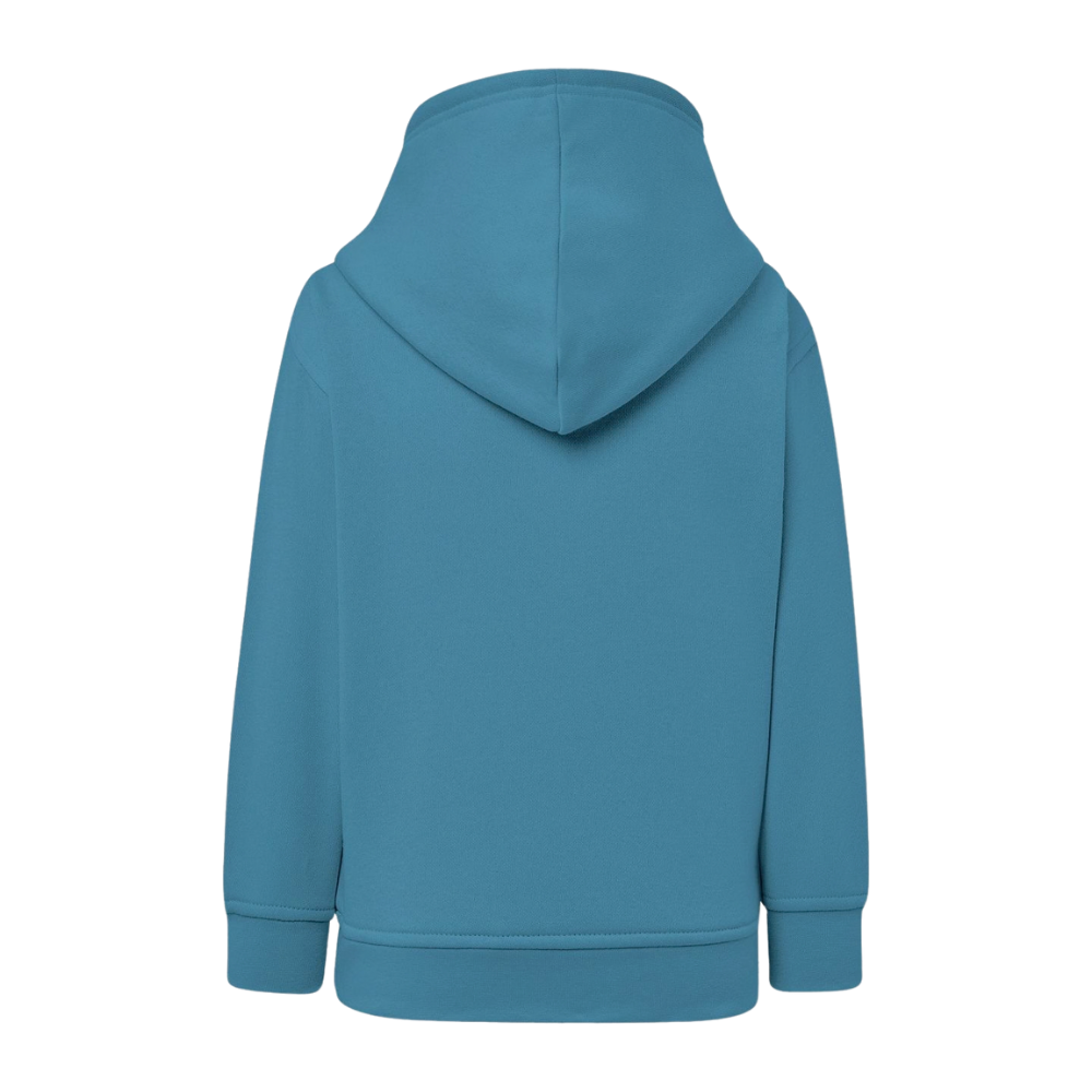 Sweat à Capuche bleu enfant pêche personnalisable