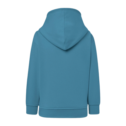 Sweat à Capuche bleu enfant pêche personnalisable