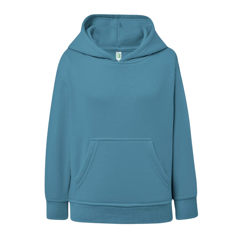 Sweat à Capuche bleu enfant pêche personnalisable