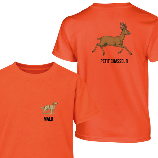 T-shirt enfant Chasseur Personnalisable
