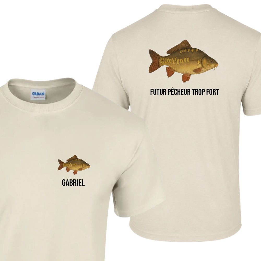 T-shirt enfant Sable Pêcheur Personnalisable