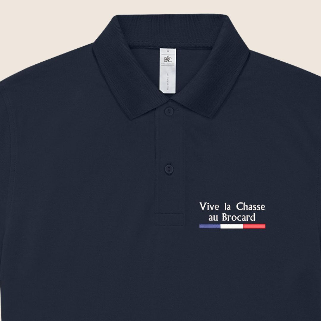 Polo Marine « Vive la chasse » - Gibiers