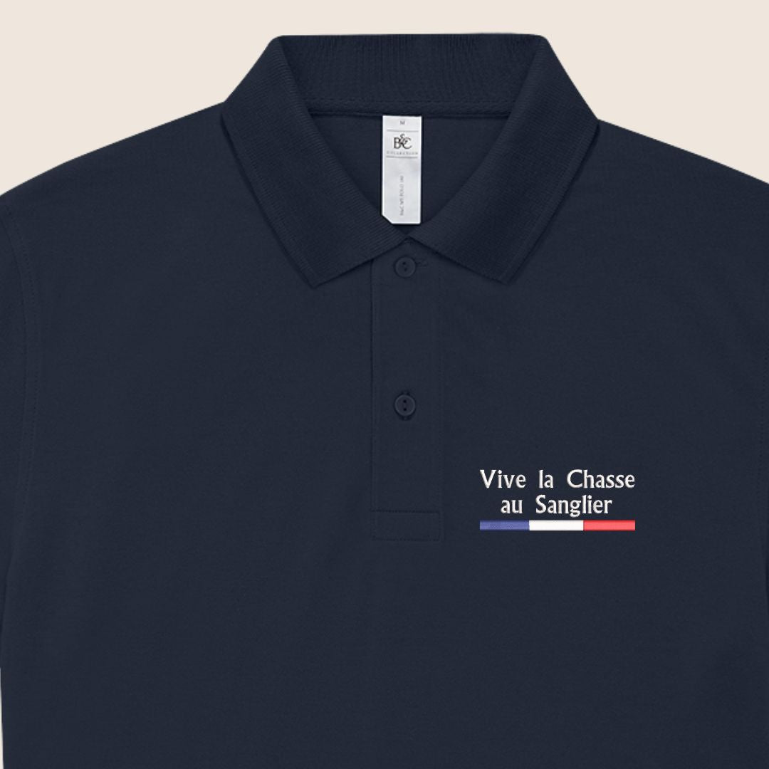 Polo Marine « Vive la chasse » - Gibiers