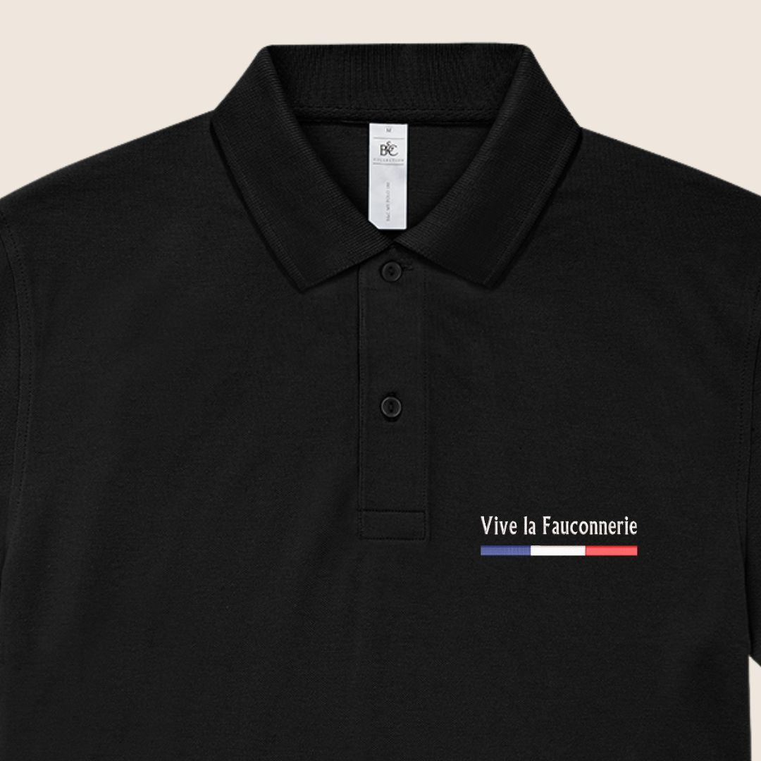 Polo Noir « Vive la chasse » - Mode de vie
