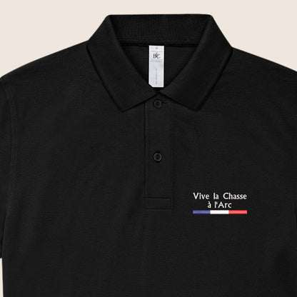 Polo Noir « Vive la chasse » - Mode de vie