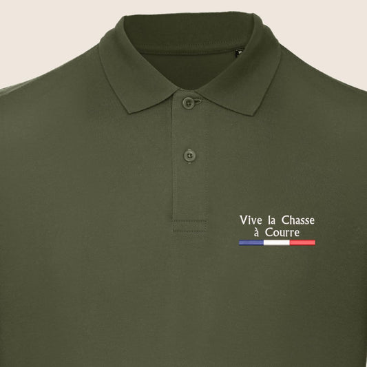 Polo Kaki « Vive la chasse » - Mode de vie