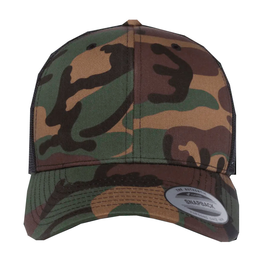 Casquette camouflage marron personnalisable - Chasseurs