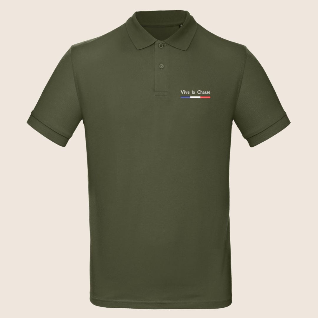 Polo Kaki « Vive la chasse »
