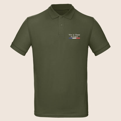 Polo Kaki « Vive la chasse »