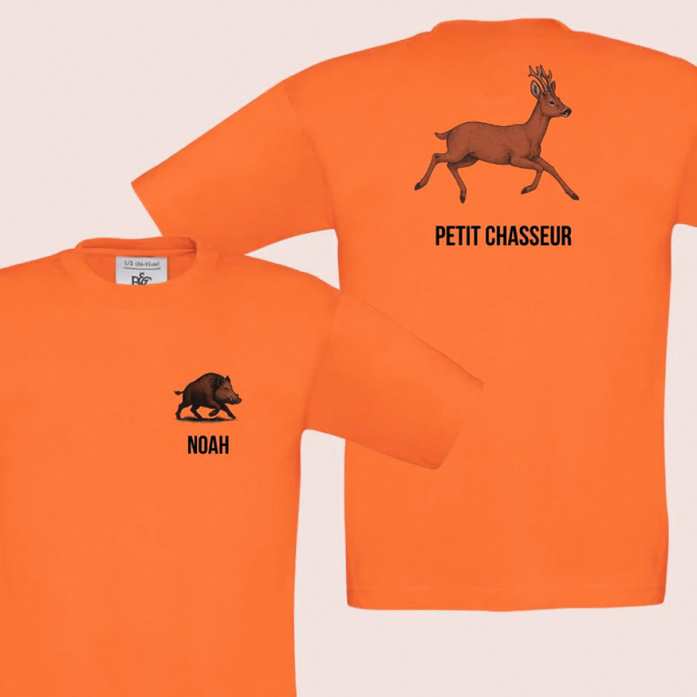 T-shirt enfant Chasseur Personnalisable