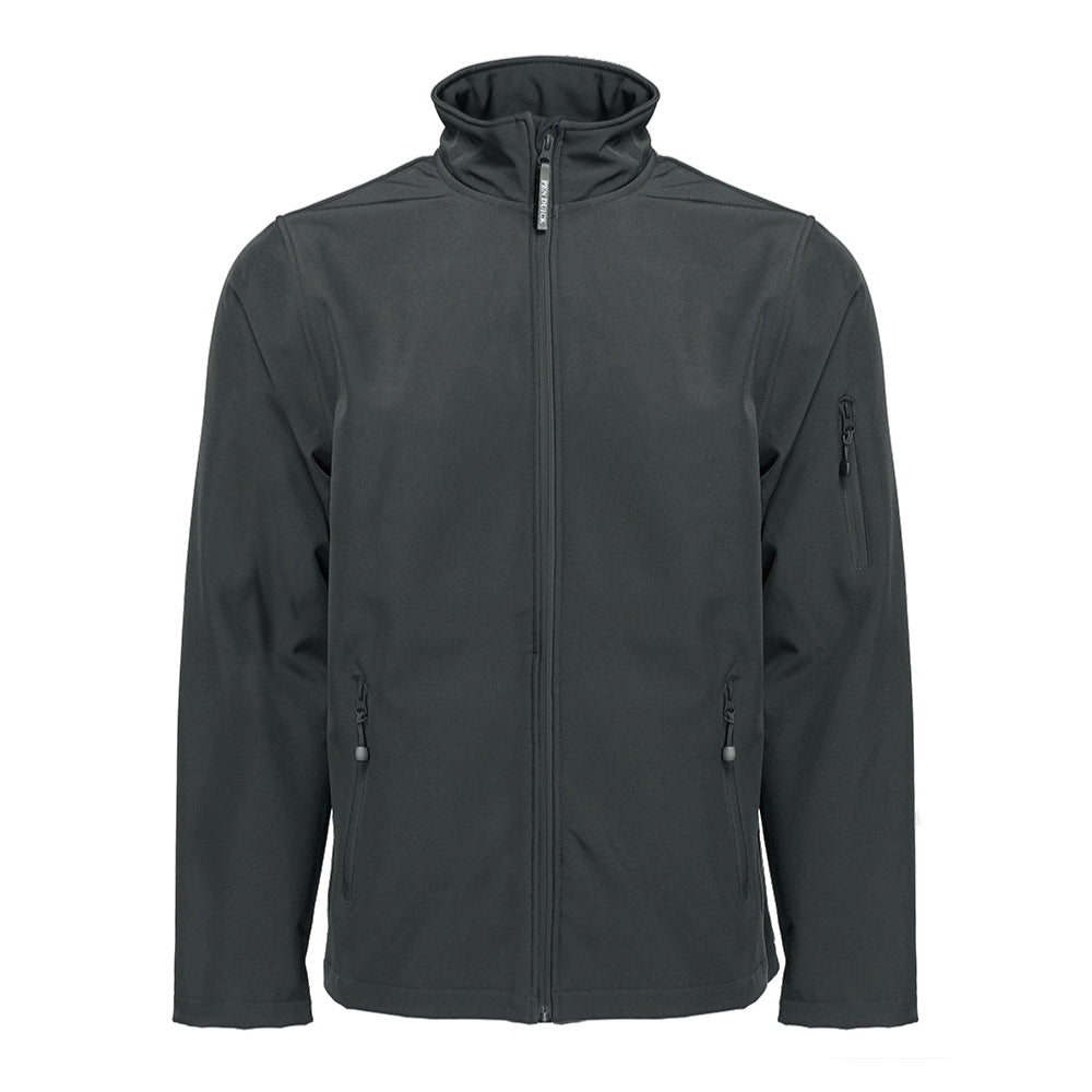 Veste grise Softshell pour Chasseur