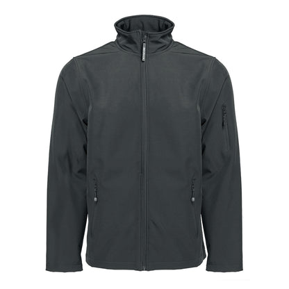 Veste grise Softshell pour Chasseur