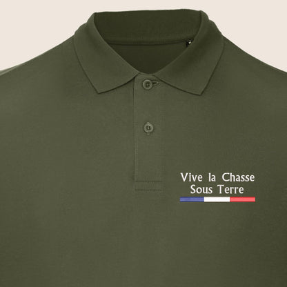 Polo Kaki « Vive la chasse » - Mode de vie